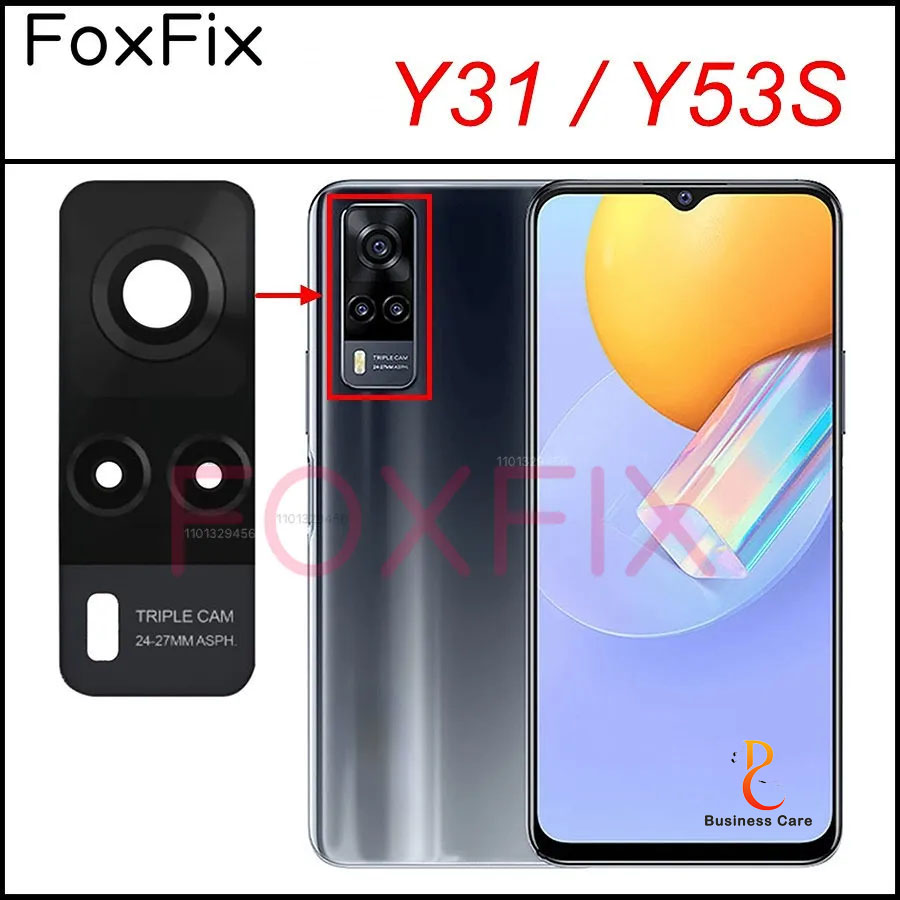 Vivo y53s কালো এবং নীল রঙের জন্য ক্যামেরা লেন্স Silicone Phone Cases Price in Bangladesh - Mobile.com.bd