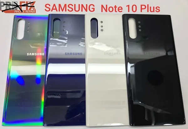 Original Samsung note 10 plus ব্যাক গ্লাস আসল বডি ব্যাক কভার ব্যাটারি ডোর রিপ্লেসমেন্ট