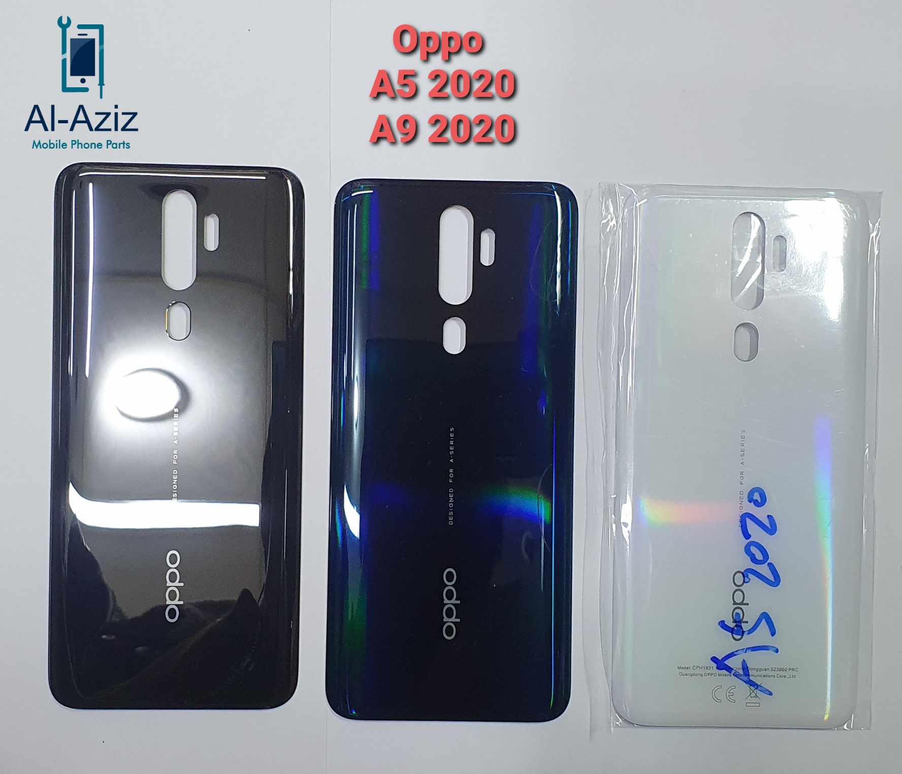 Original Backsheel for Oppo A5 2020 / A9 2020 Replacement Back Battery Cover For Oppo A5 2020 / A9 2020 Back Rear Glass Case Silicone Phone Cases Price in Bangladesh - Mobile.com.bd
