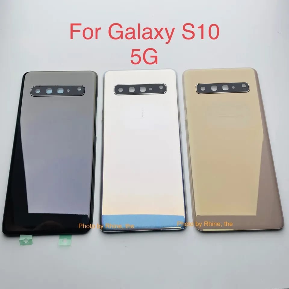Back Panel Cover+battery Back Cover+Camera frame for Samsung Galaxy S10 5G Silicone Phone Cases Price in Bangladesh - Mobile.com.bd