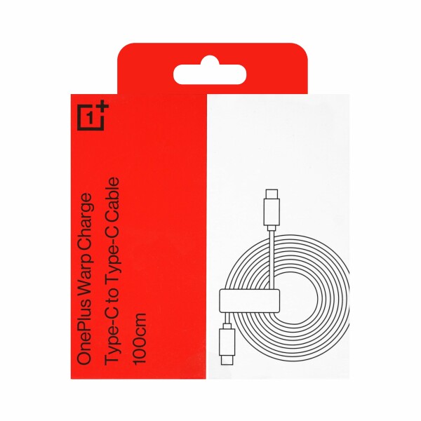 Origenal OnePlus Warp Charge Type-C to Type-C Cable 100 cm Silicone Phone Cases Price in Bangladesh - Mobile.com.bd