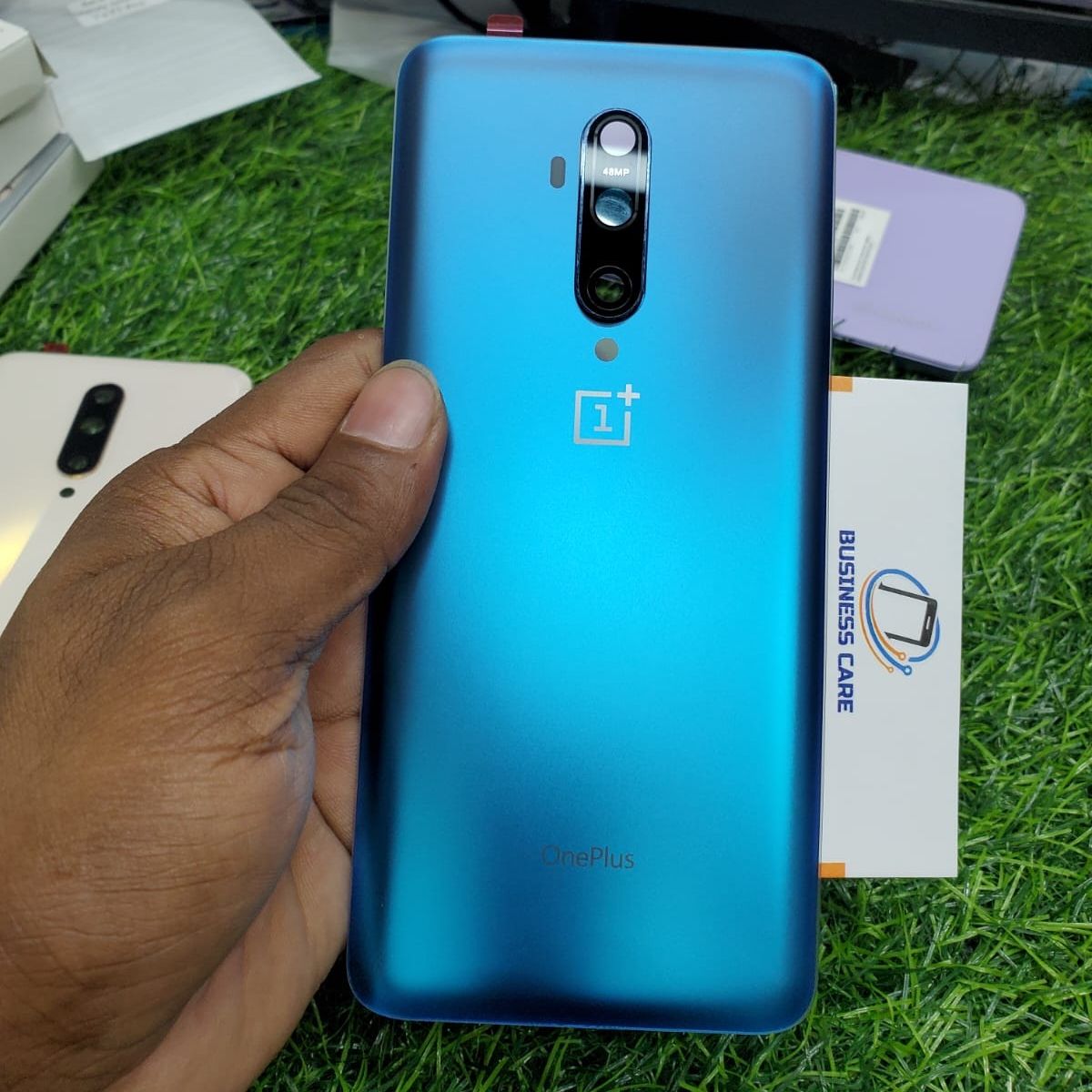 Origenal oneplus 7T pro battery door cover back panel Silicone Phone Cases Price in Bangladesh - Mobile.com.bd