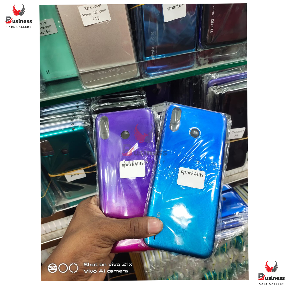 Original For Tecno Spark 4 Lite Backshell Replacement Back Battery Cover Silicone Phone Cases Price in Bangladesh - Mobile.com.bd