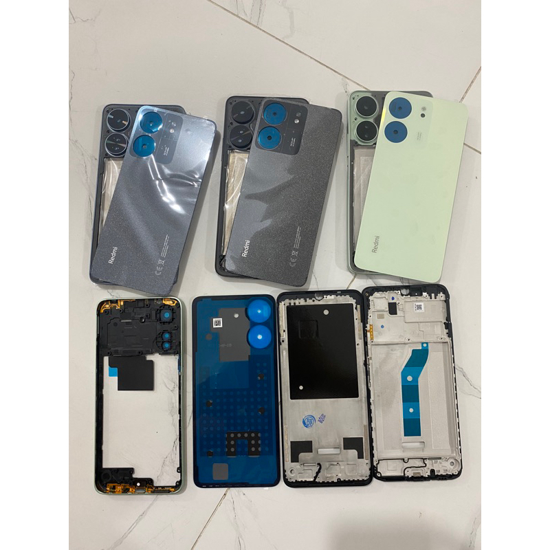 100% Original Full Body For Xiaomi Redmi 13C Back Housing Back Battery Cover Silicone Phone Cases Price in Bangladesh - Mobile.com.bd