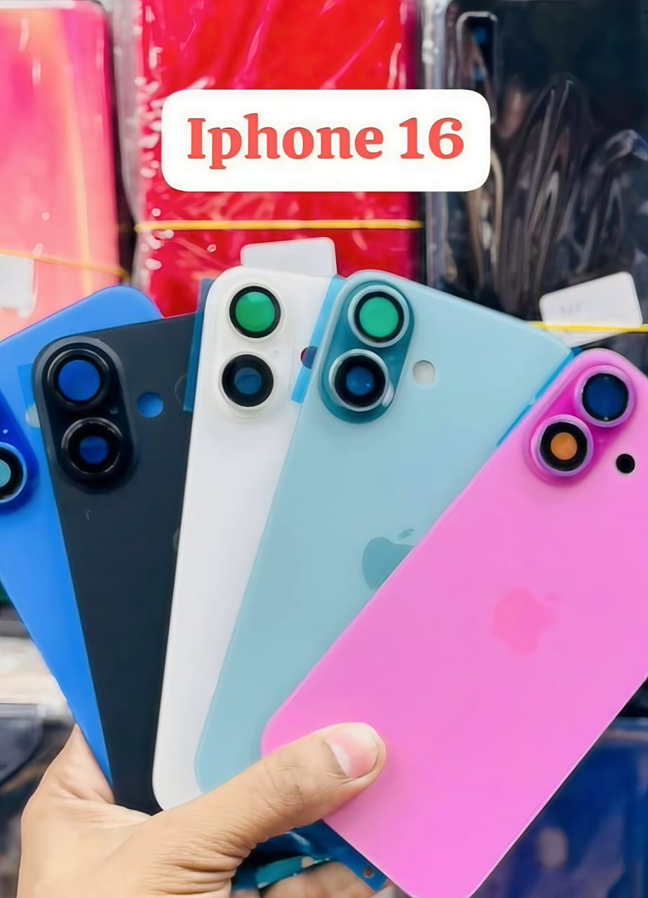 Replacement Backshell Panel for iPhone 16 / iPhone 16 Plus Battery Back Door - 100% Original Silicone Phone Cases Price in Bangladesh - Mobile.com.bd