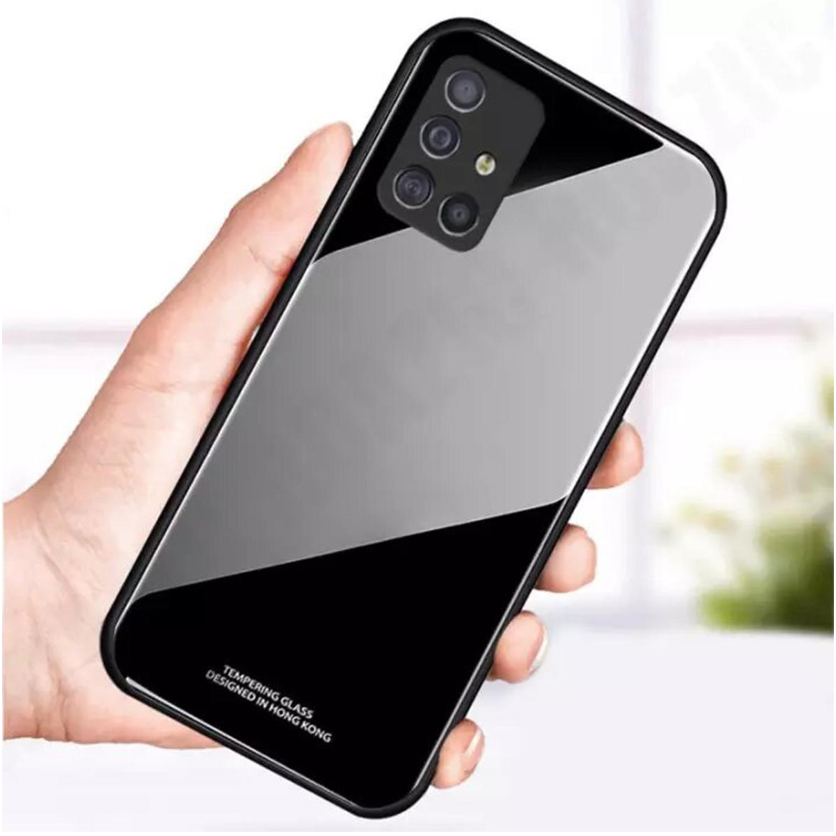 Tempered Glass Cover For Samsung Galaxy M51 Mobile Back Cover Full Protection With Tempered Glass Silicone Phone Cases Price in Bangladesh - Mobile.com.bd