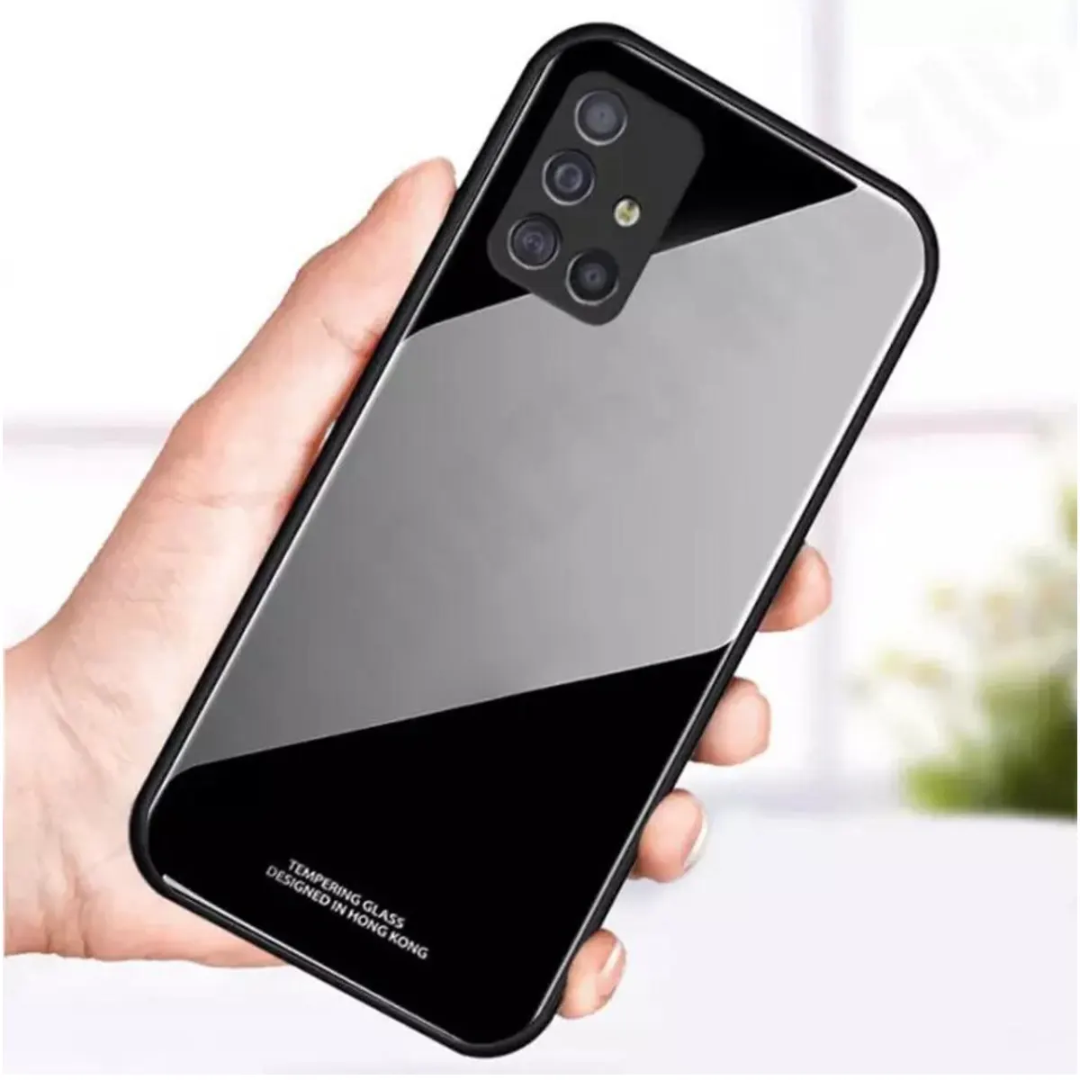 Tempered Glass Cover For Samsung Galaxy M51 Mobile Back Cover Full Protection With Tempered Glass
