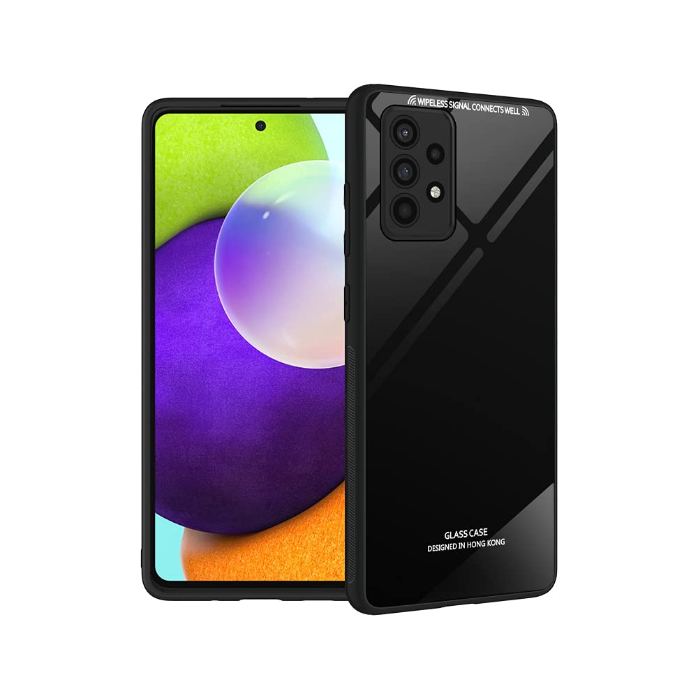 Tempered Glass Cover For Samsung Galaxy A52 Mobile Back Cover Full Protection With Tempered Glass Silicone Phone Cases Price in Bangladesh - Mobile.com.bd