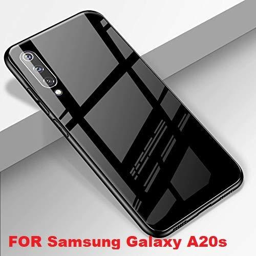 Tempered Glass Cover For Samsung Galaxy A20S Mobile Back Cover Full Protection With Tempered Glass Silicone Phone Cases Price in Bangladesh - Mobile.com.bd