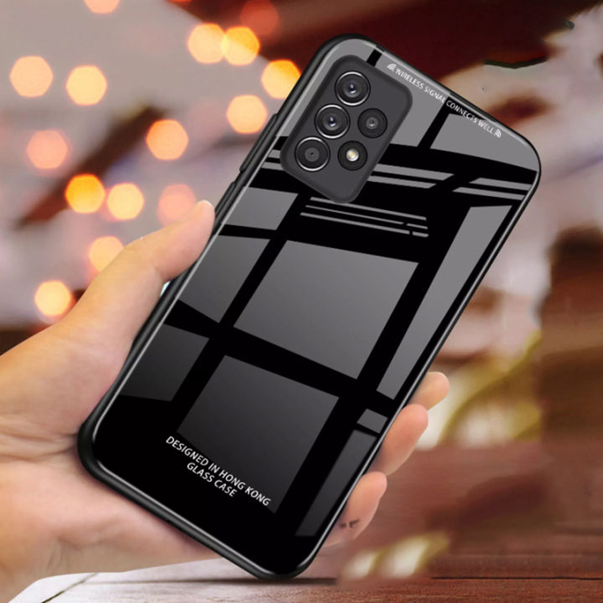 Tempered Glass Cover For Samsung Galaxy A32 5G Mobile Back Cover Full Protection With Tempered Glass Silicone Phone Cases Price in Bangladesh - Mobile.com.bd