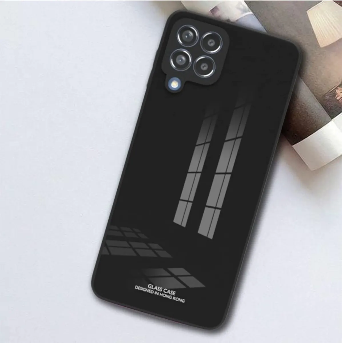 Tempered Glass Cover For Samsung M53 5G Mobile Back Cover Full Protection With Tempered Glass