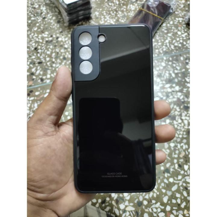 Tempered Glass Cover For Samsung Galaxy S21 Fe 5G Mobile Back Cover Full Protection With Tempered Glass Silicone Phone Cases Price in Bangladesh - Mobile.com.bd