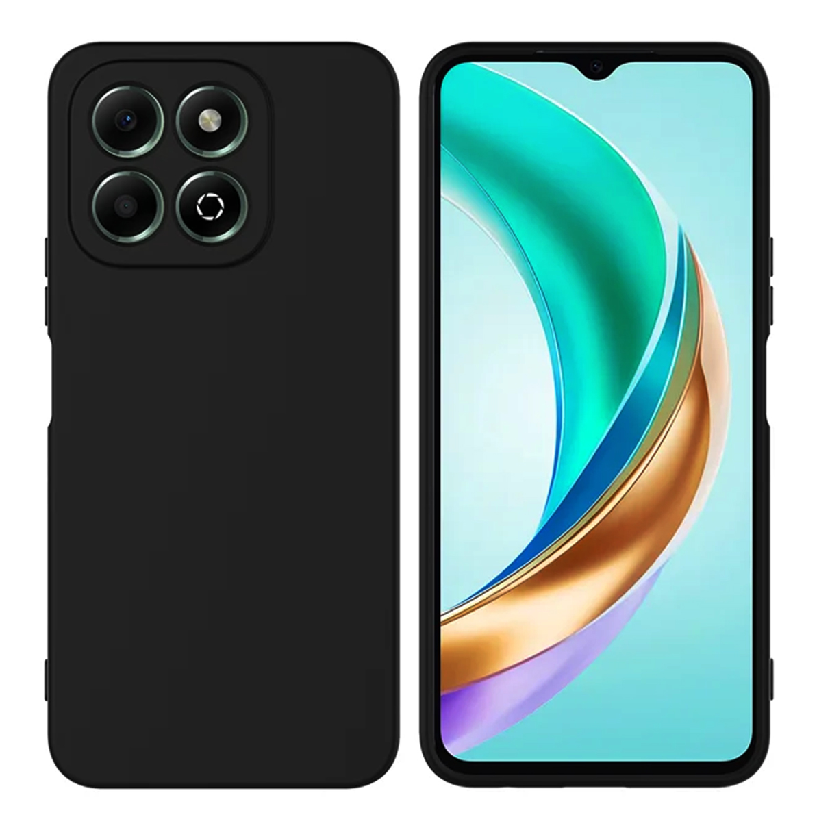 Premium Liquid Silicone Phone cover for Honor X6c Back Cover Silicone Phone Cases Price in Bangladesh - Mobile.com.bd