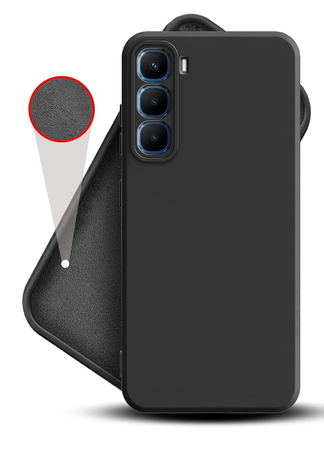 Premium Liquid Silicone Phone cover for nfinix Hot 60 Pro Plus / + 5G Back Cover Silicone Phone Cases Price in Bangladesh - Mobile.com.bd