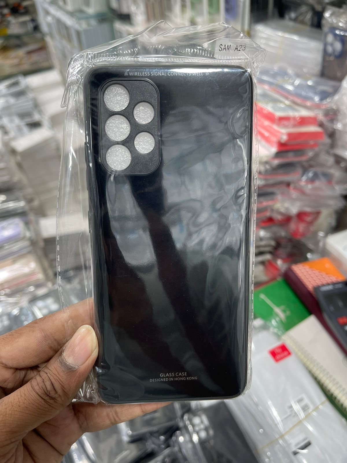 Tempered Glass Cover For Samsung Galaxy A23 Mobile Back Cover Full Protection With Tempered Glass Silicone Phone Cases Price in Bangladesh - Mobile.com.bd