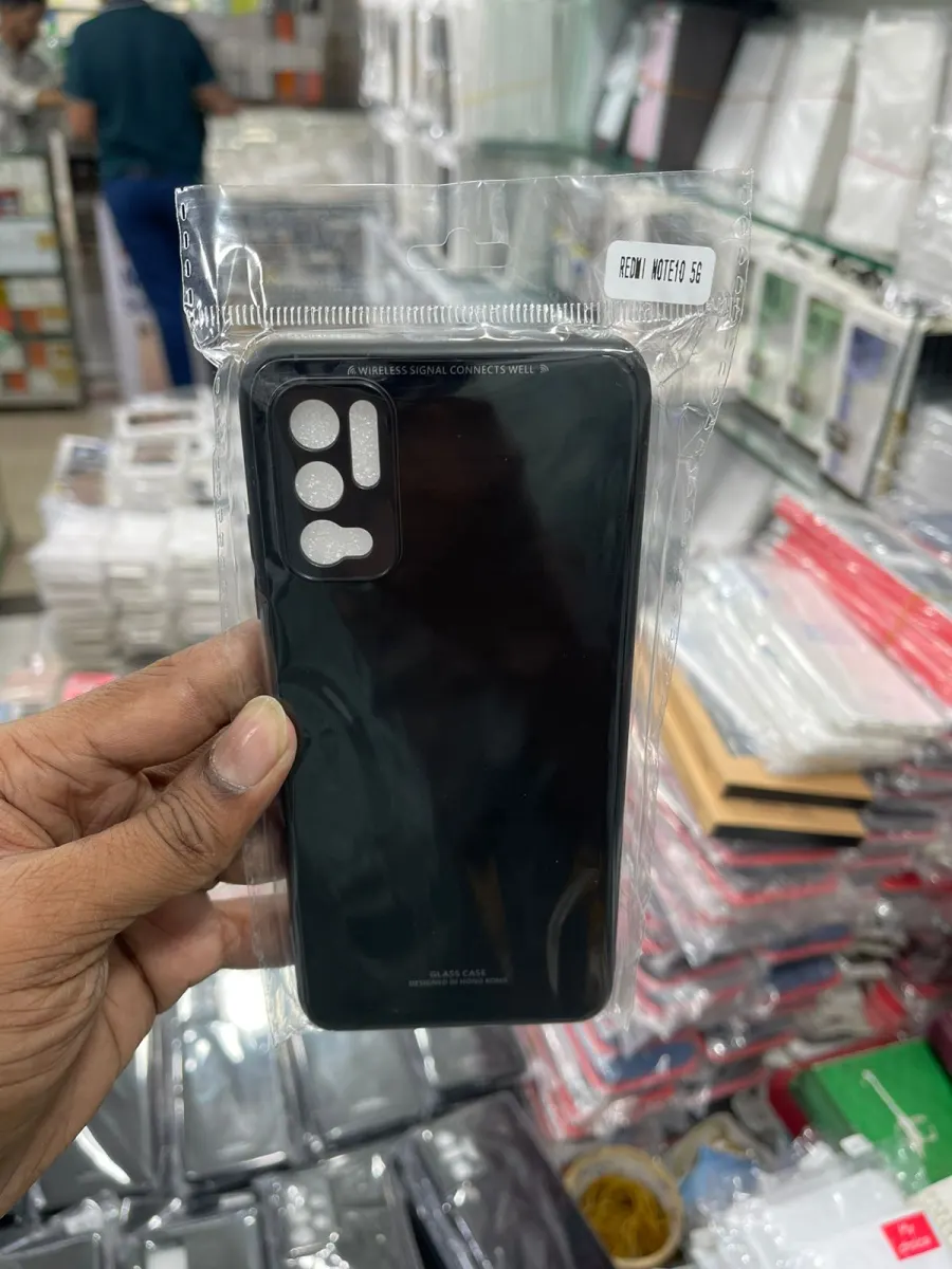 Tempered Glass Cover For Xiaomi Redmi Note 10 5G Mobile Back Cover Full Protection With Tempered Glass