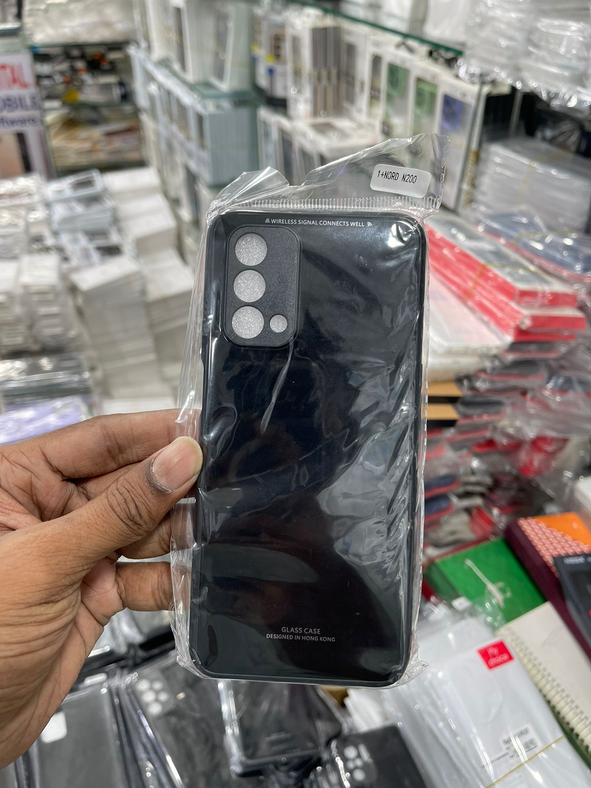 Tempered Glass Cover For OnePlus Nord N200 5g Mobile Back Cover Full Protection With Tempered Glass Silicone Phone Cases Price in Bangladesh - Mobile.com.bd