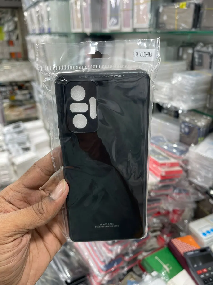 Tempered Glass Cover For Xiaomi Redmi Note 10 Pro Max Mobile Back Cover Full Protection With Tempered Glass