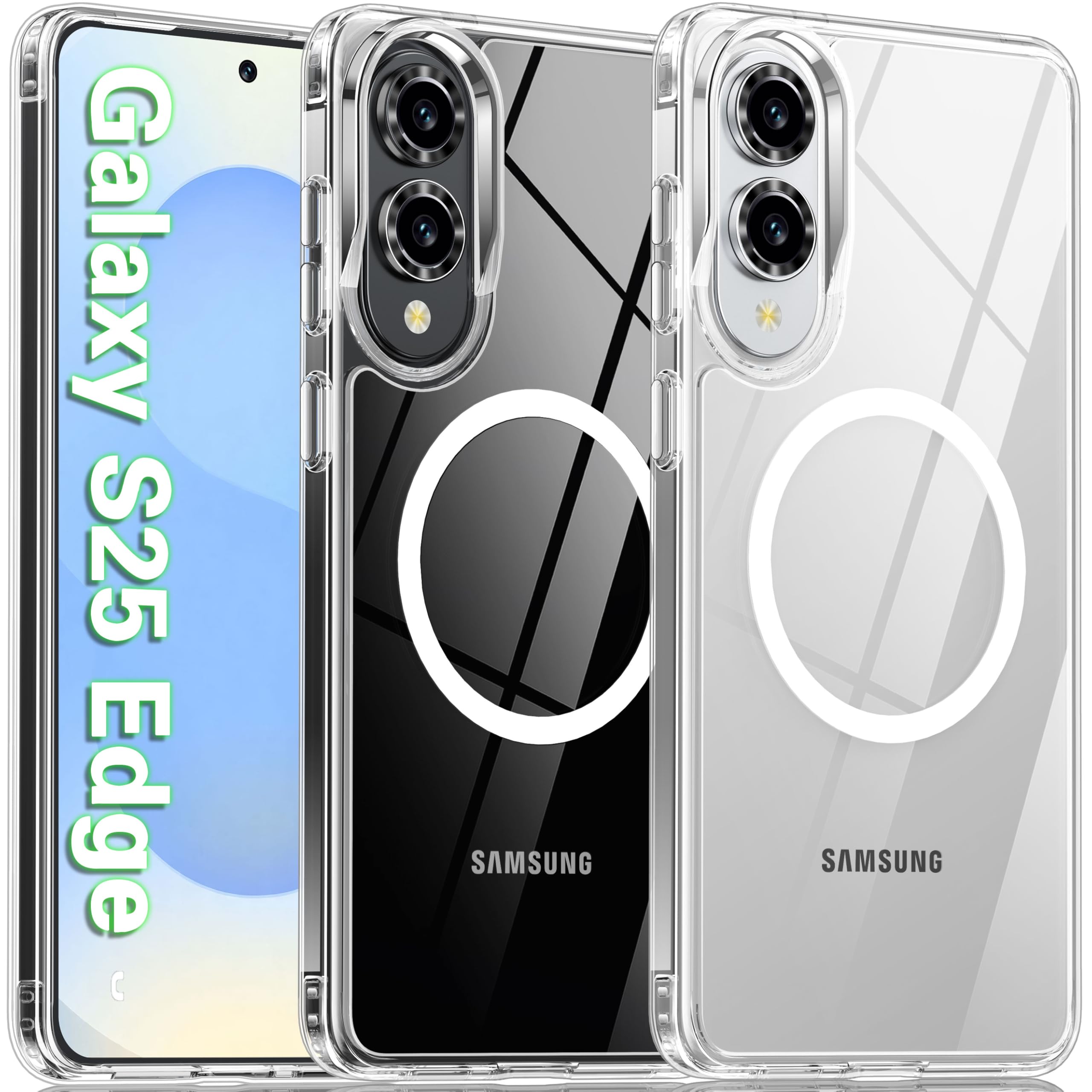 Transparent Back Cover For Samsung S25 EDGE Anti Yellow Cover ( Mobile Cover ) Silicone Phone Cases Price in Bangladesh - Mobile.com.bd