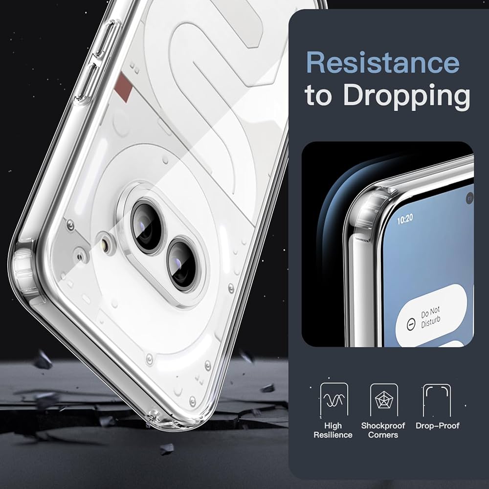 Transparent Back Cover For NOTHING PHONE 2A Anti Yellow Cover ( Mobile Cover ) Silicone Phone Cases Price in Bangladesh - Mobile.com.bd
