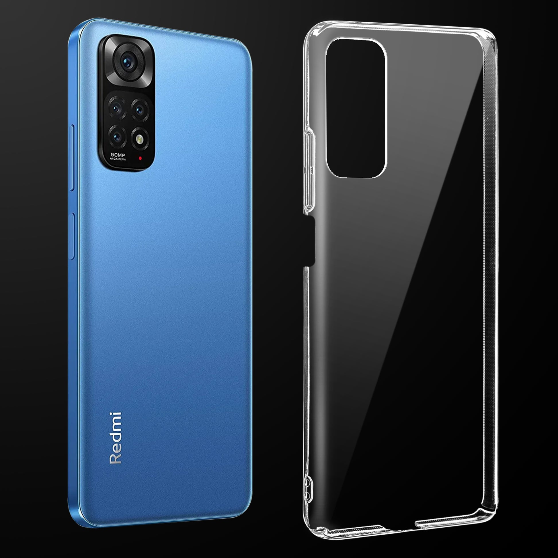 Transparent Back Cover For REDMI NOTE 11 4G Anti Yellow Cover ( Mobile Cover ) Silicone Phone Cases Price in Bangladesh - Mobile.com.bd