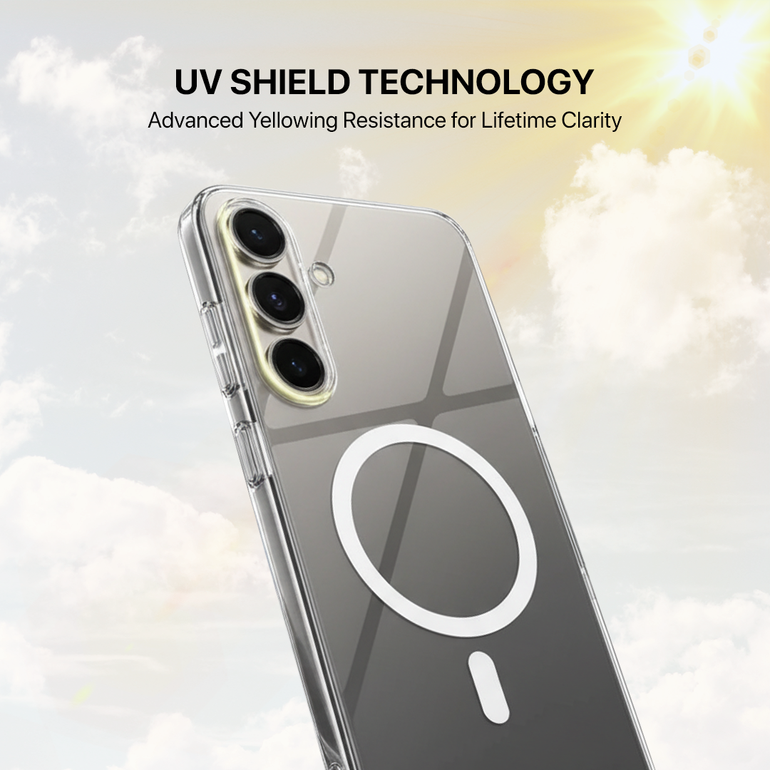 Transparent Back Cover For Samsung S25 Anti Yellow Cover ( Mobile Cover ) Silicone Phone Cases Price in Bangladesh - Mobile.com.bd