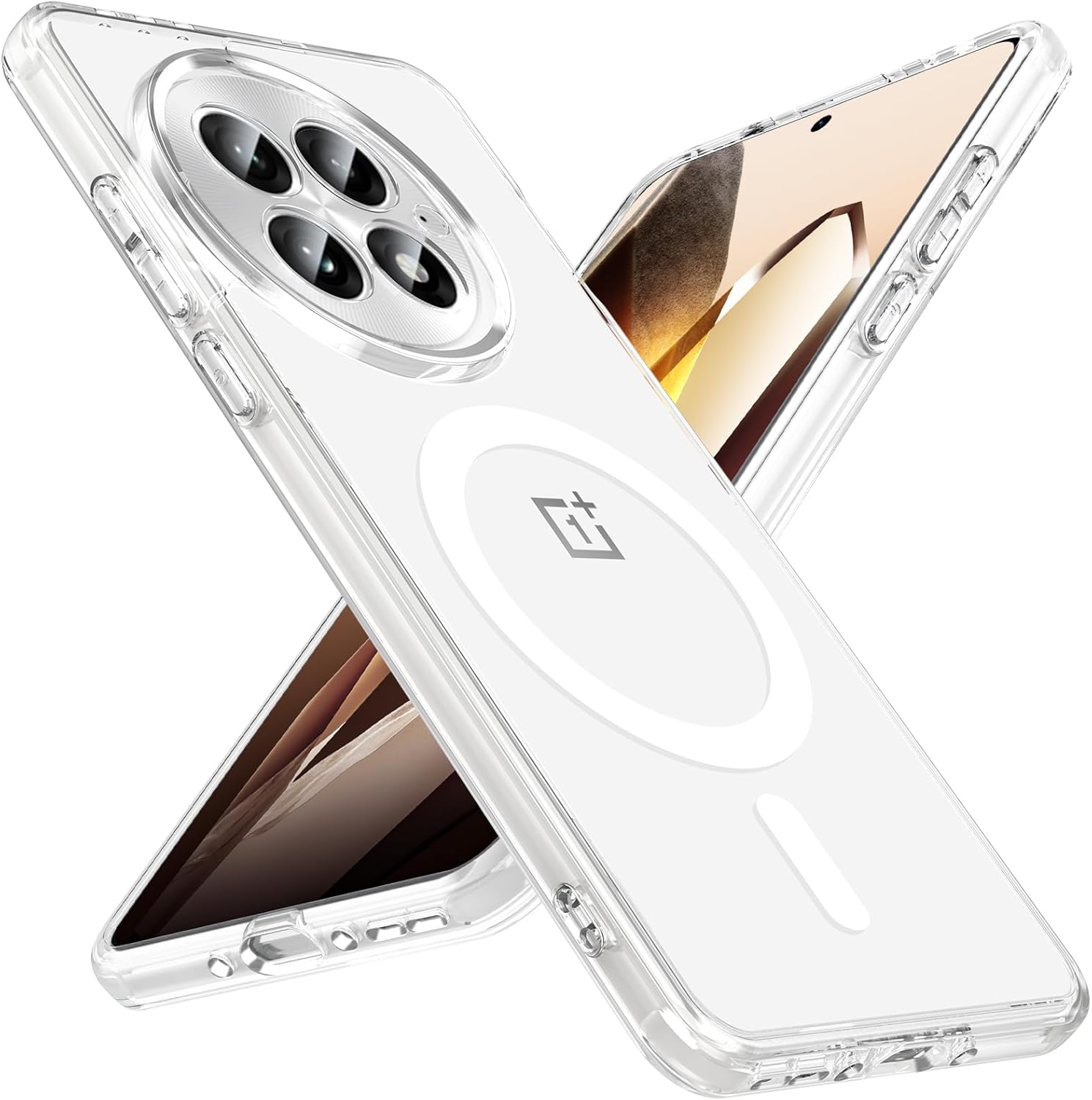 Transparent Back Cover For OnePlus 13R Anti Yellow Cover ( Mobile Cover ) Silicone Phone Cases Price in Bangladesh - Mobile.com.bd