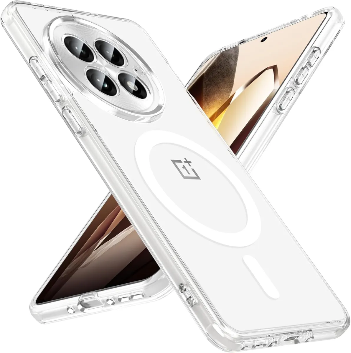 Transparent Back Cover For OnePlus 13R Anti Yellow Cover ( Mobile Cover )