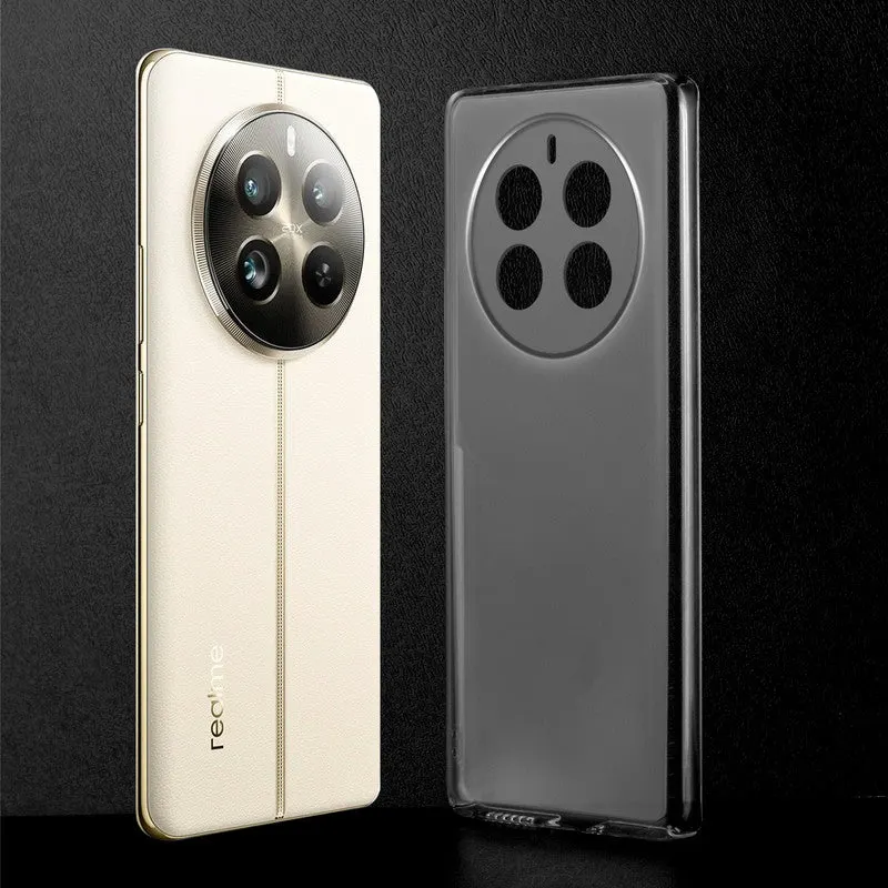 Transparent Back Cover For REALME 12 PLUS Anti Yellow Cover ( Mobile Cover )
