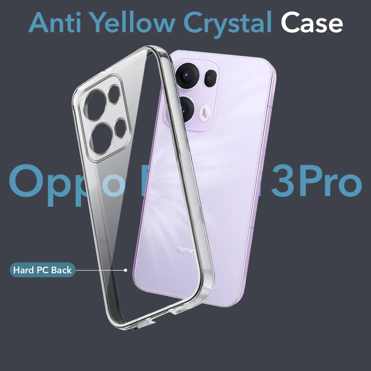 Transparent Back Cover For OPPO RENO 13 PRO Anti Yellow Cover ( Mobile Cover )