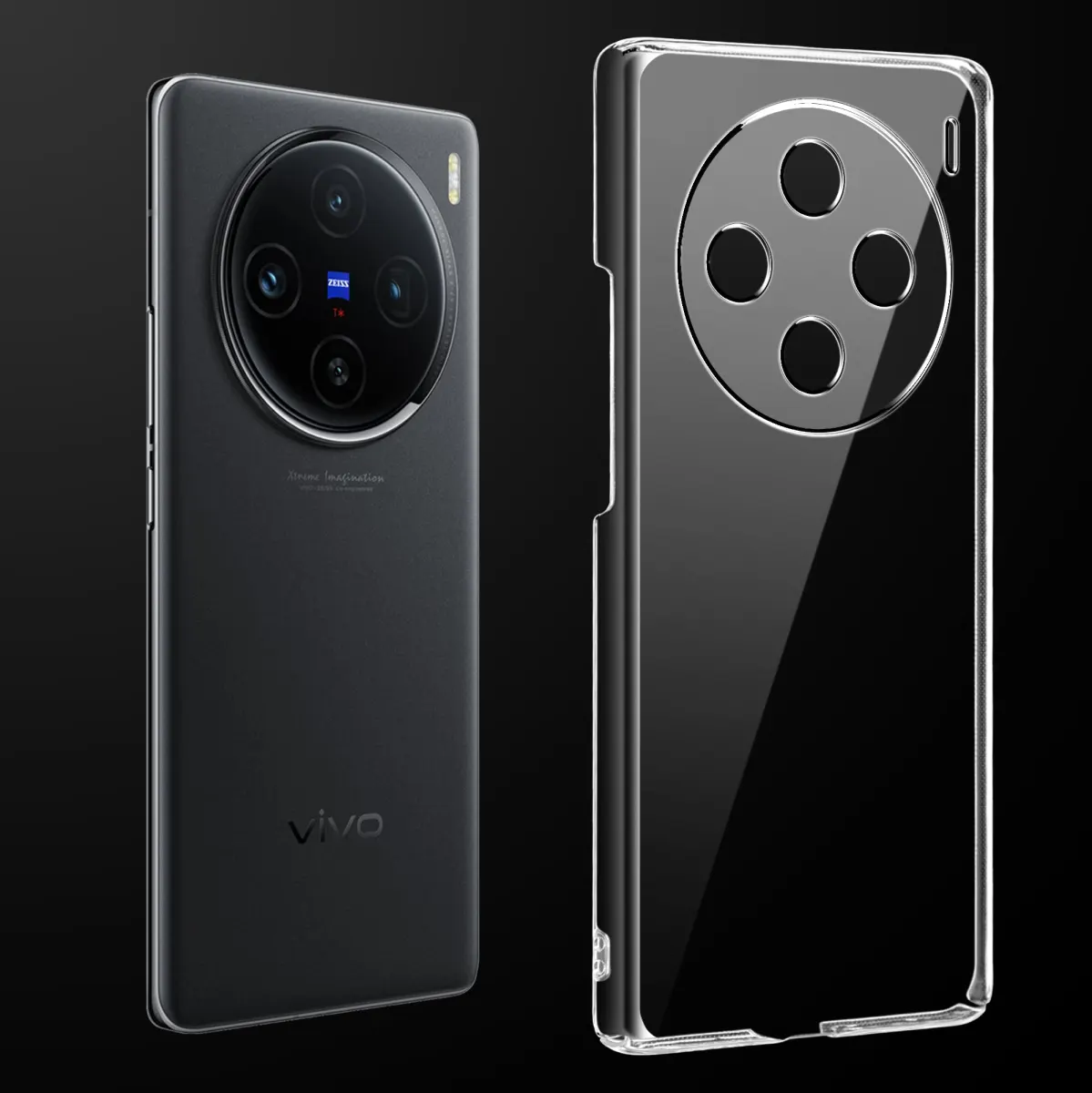 Transparent Back Cover For Vivo X100 Anti Yellow Cover ( Mobile Cover )