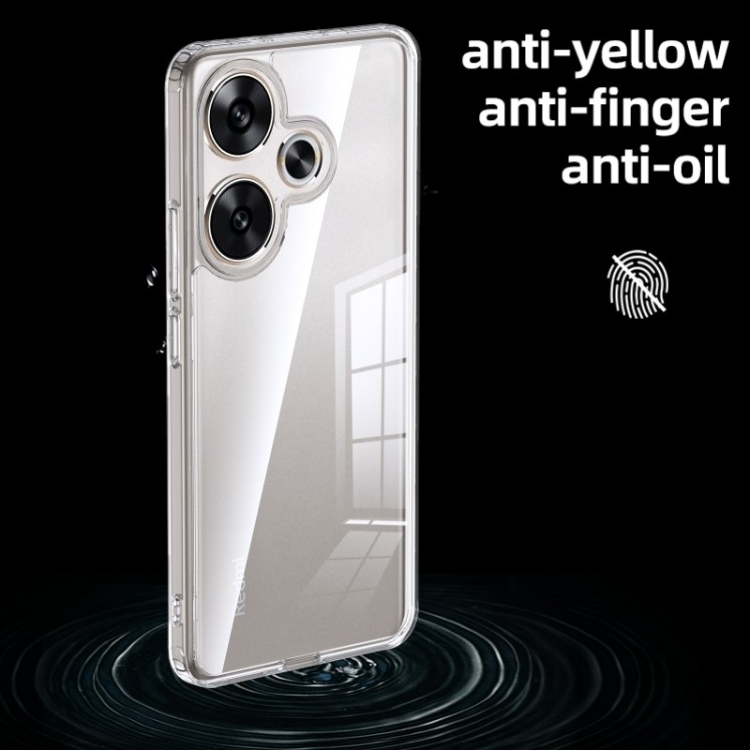 Transparent Back Cover For REDMI TURBO 3 Anti Yellow Cover ( Mobile Cover ) Silicone Phone Cases Price in Bangladesh - Mobile.com.bd