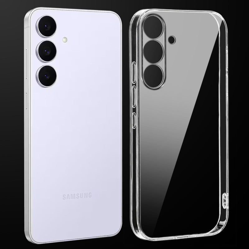 Transparent Back Cover For Samsung S25 FE Anti Yellow Cover ( Mobile Cover ) Silicone Phone Cases Price in Bangladesh - Mobile.com.bd