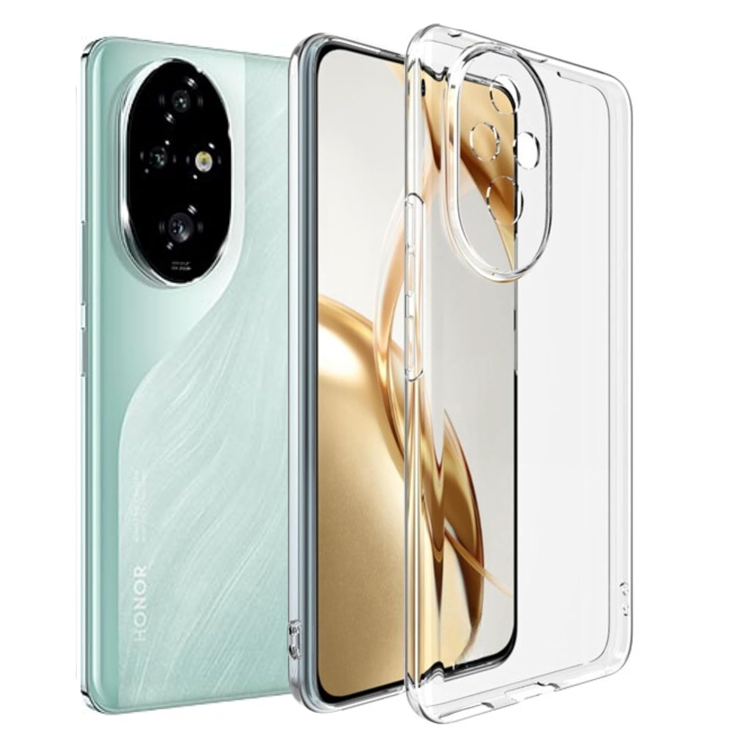Transparent Back Cover For HONOR 200 Anti Yellow Cover ( Mobile Cover ) Silicone Phone Cases Price in Bangladesh - Mobile.com.bd