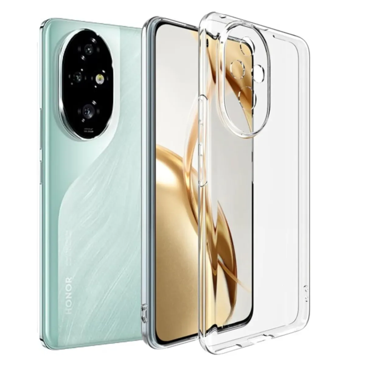 Transparent Back Cover For HONOR 200 Anti Yellow Cover ( Mobile Cover )