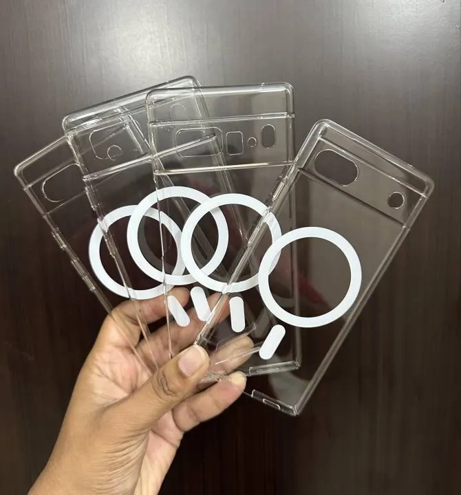 Transparent Back Cover For PIXEL 6 PRO Anti Yellow Cover ( Mobile Cover )