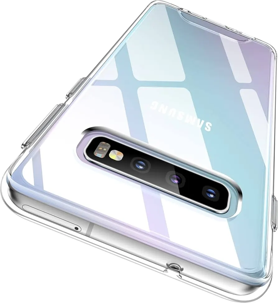 Transparent Back Cover For Samsung S10 PLUS Anti Yellow Cover ( Mobile Cover )