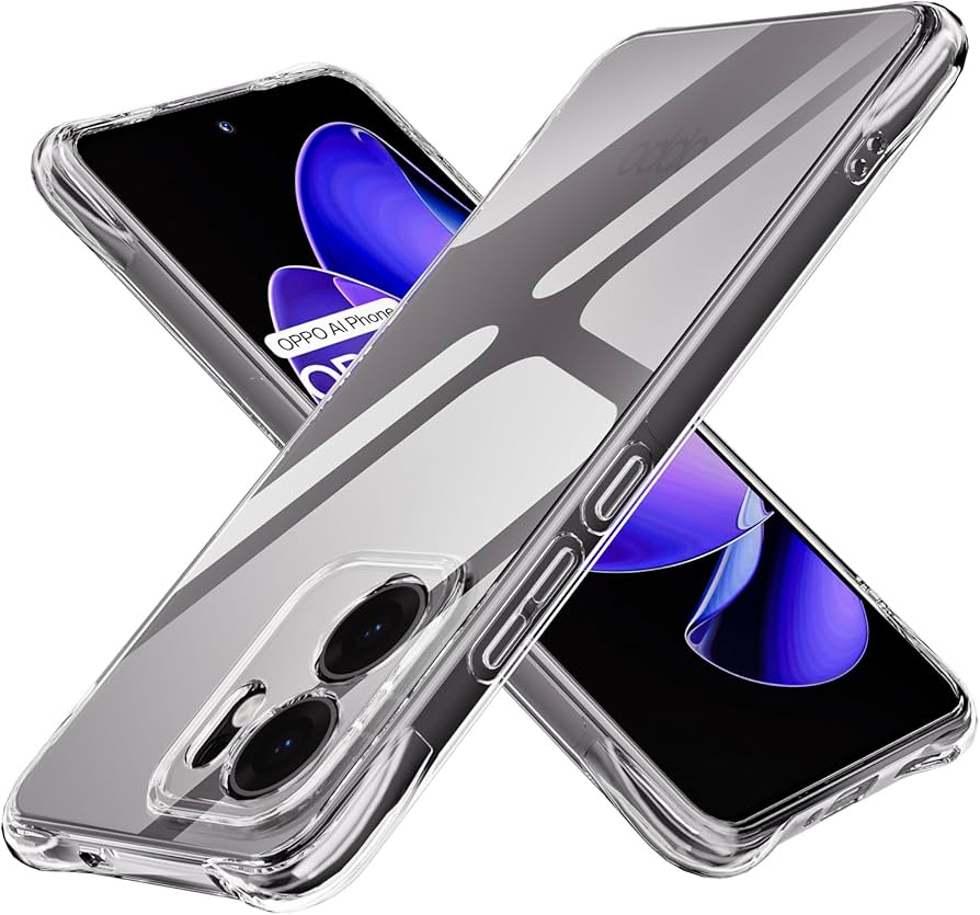 Transparent Back Cover For OPPO RENO 13F Anti Yellow Cover ( Mobile Cover ) Silicone Phone Cases Price in Bangladesh - Mobile.com.bd