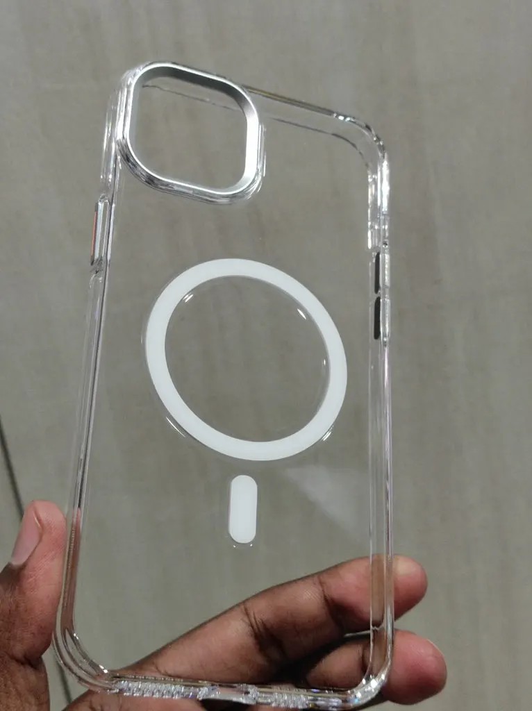 Transparent Back Cover For iPhone 15 PRO Anti Yellow Cover ( Mobile Cover )