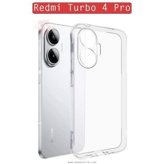 Transparent Back Cover For REDMI TURBO 4 PRO 5G Anti Yellow Cover ( Mobile Cover ) Silicone Phone Cases Price in Bangladesh - Mobile.com.bd