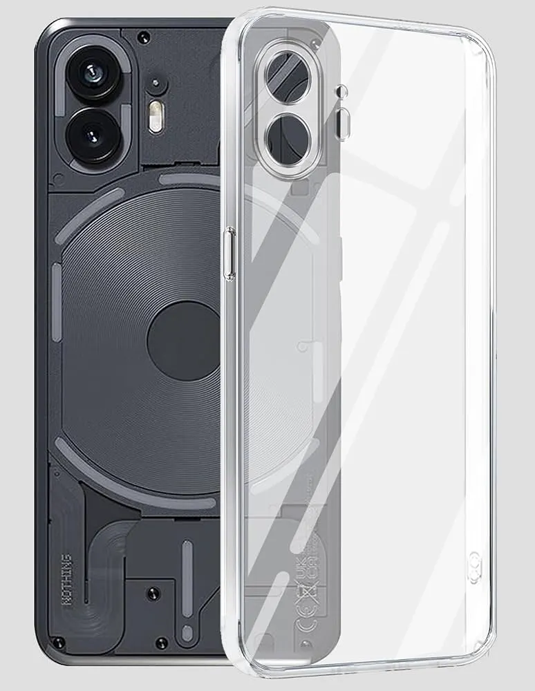 Transparent Back Cover For NOTHING PHONE 2 Anti Yellow Cover ( Mobile Cover )