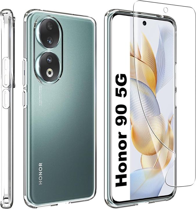 Transparent Back Cover For HONOR 90 Anti Yellow Cover ( Mobile Cover ) Silicone Phone Cases Price in Bangladesh - Mobile.com.bd