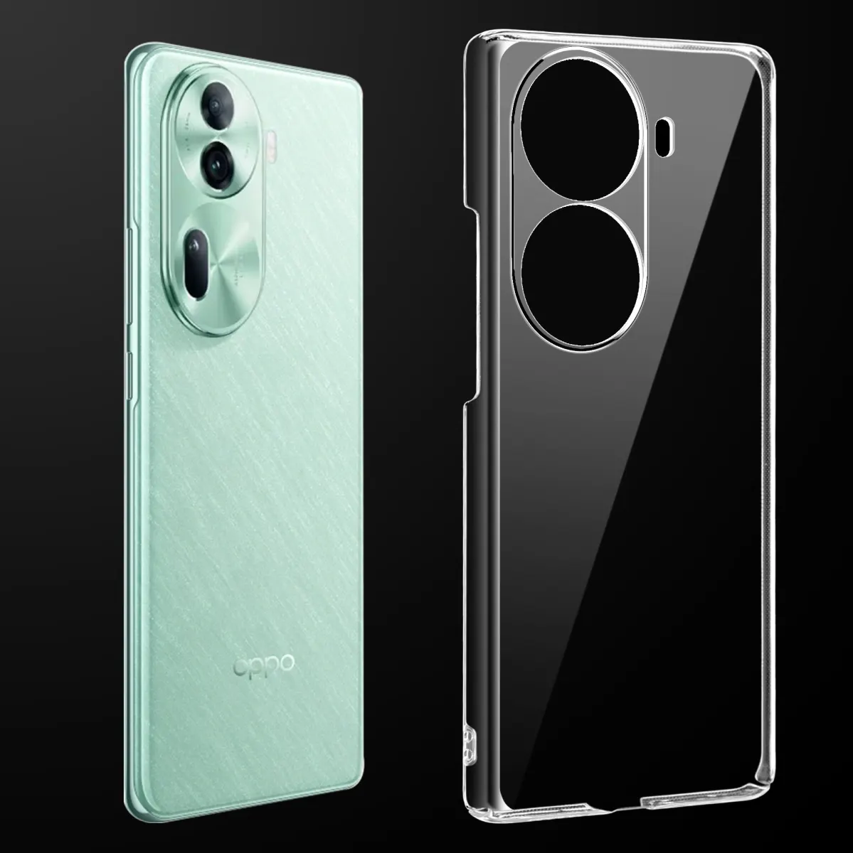 Transparent Back Cover For OPPO RENO 11 PRO Anti Yellow Cover ( Mobile Cover )