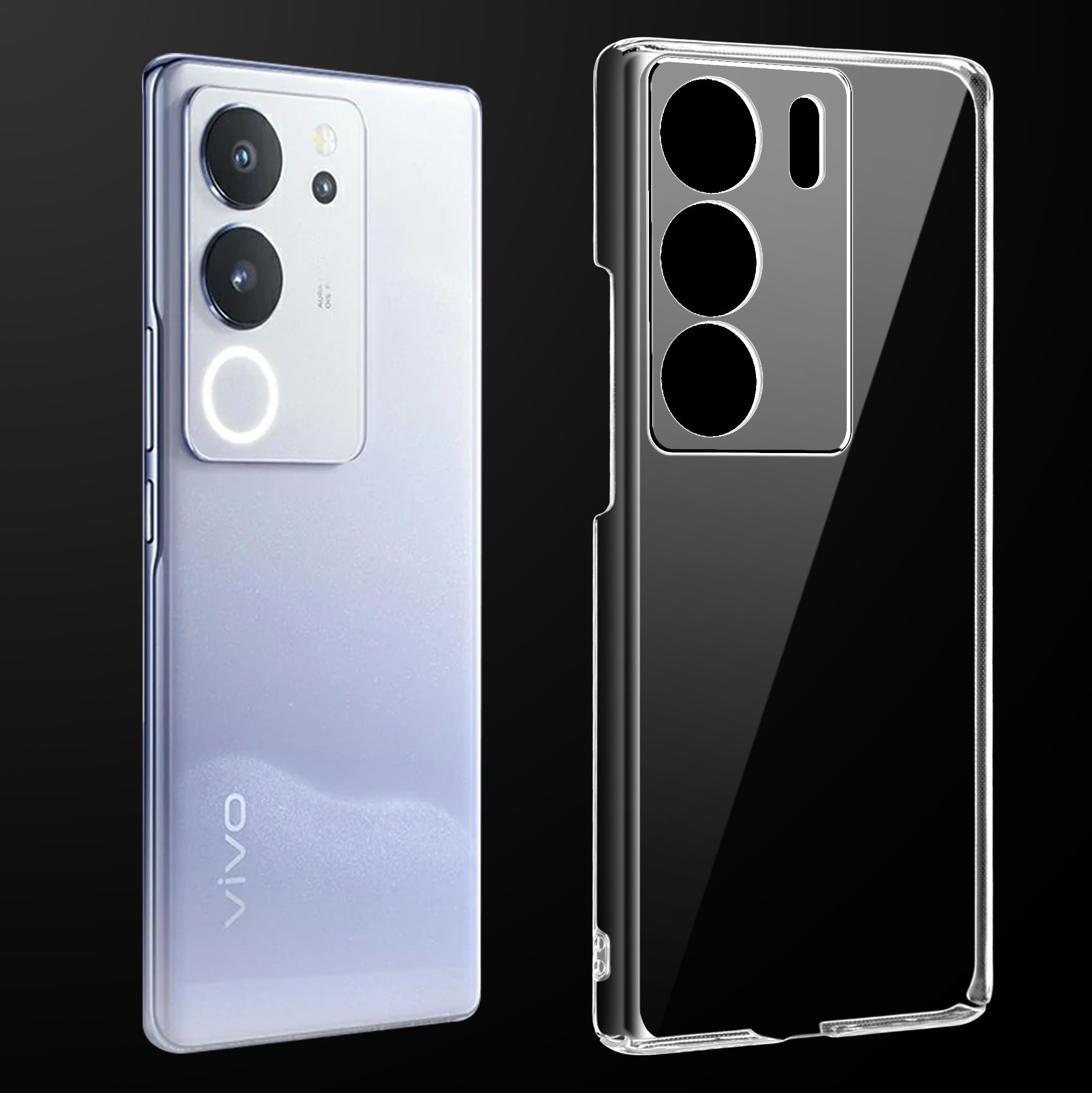 Transparent Back Cover For Vivo V29 Anti Yellow Cover ( Mobile Cover ) Silicone Phone Cases Price in Bangladesh - Mobile.com.bd