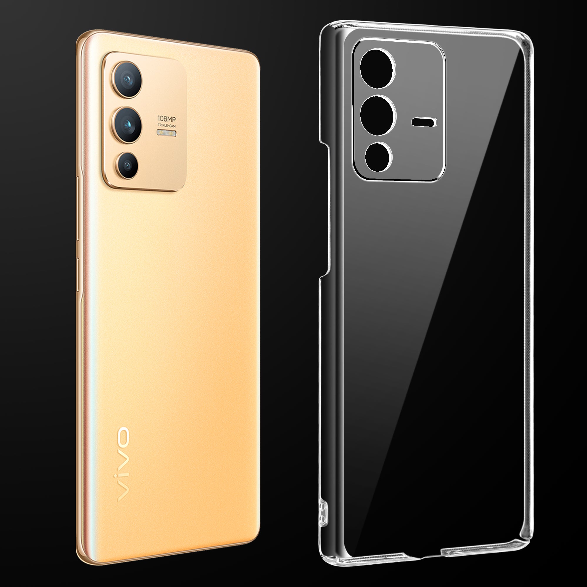Transparent Back Cover For Vivo V23 5G Anti Yellow Cover ( Mobile Cover ) Silicone Phone Cases Price in Bangladesh - Mobile.com.bd