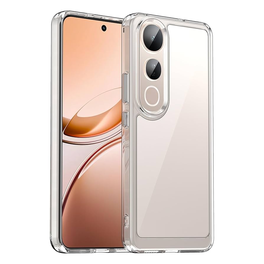 Transparent Back Cover For Vivo V50 LITE Anti Yellow Cover ( Mobile Cover ) Silicone Phone Cases Price in Bangladesh - Mobile.com.bd