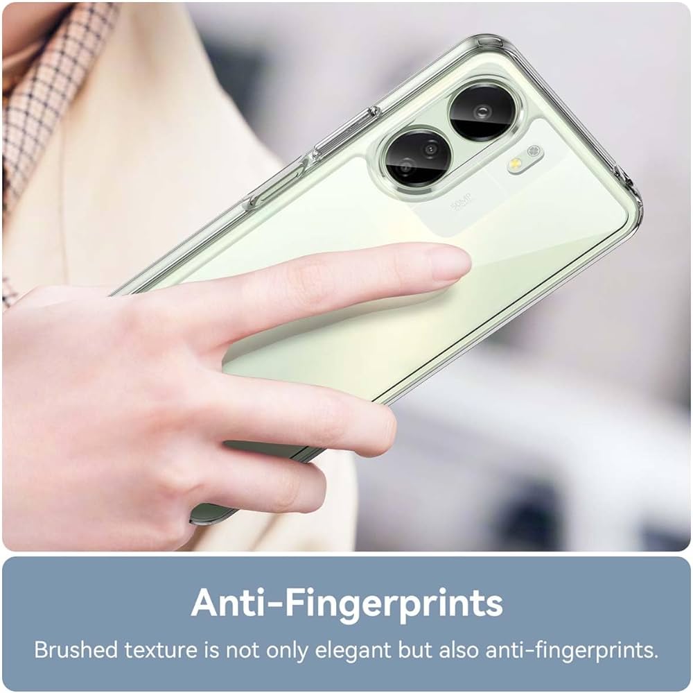 Transparent Back Cover For REDMI 13C 4G Anti Yellow Cover ( Mobile Cover ) Silicone Phone Cases Price in Bangladesh - Mobile.com.bd