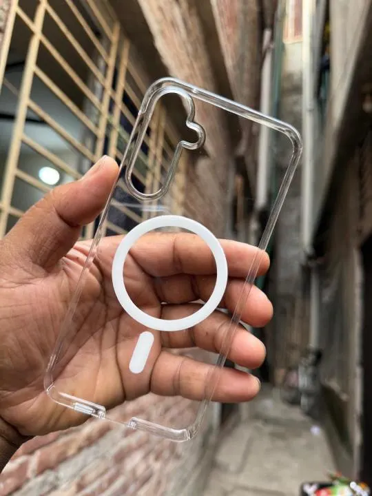 Transparent Back Cover For Samsung M35 Anti Yellow Cover ( Mobile Cover )