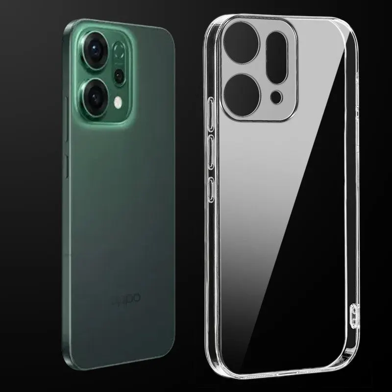 Transparent Back Cover For OPPO RENO 14F Anti Yellow Cover ( Mobile Cover )