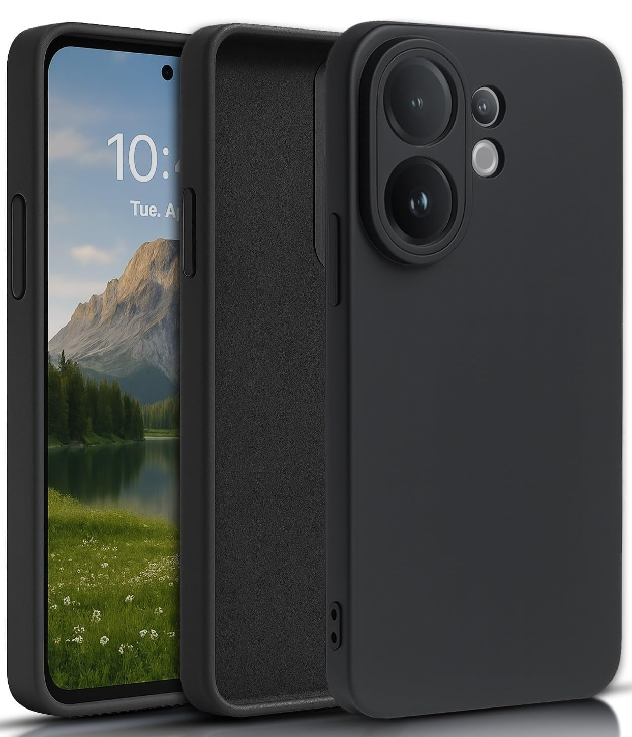 Premium Liquid Silicone Cover for Vivo T4 Pro 5G Back Cover with full camera protection Silicone Phone Cases Price in Bangladesh - Mobile.com.bd